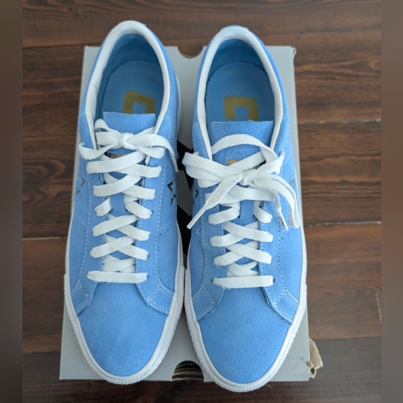 Converse One Start Pro Ox Lt Blue Men's Size 10 - Picture 1 of 6